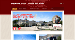 Desktop Screenshot of dalworthparkchurchofchrist.org