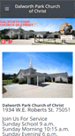 Mobile Screenshot of dalworthparkchurchofchrist.org